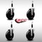 Service Caster 5'' SS Soft Rubber Wheel Swivel 7/8'' Expanding Stem Caster Set, 4PK SCC-SSEX20S514-SRS-78-4 - alternate 2